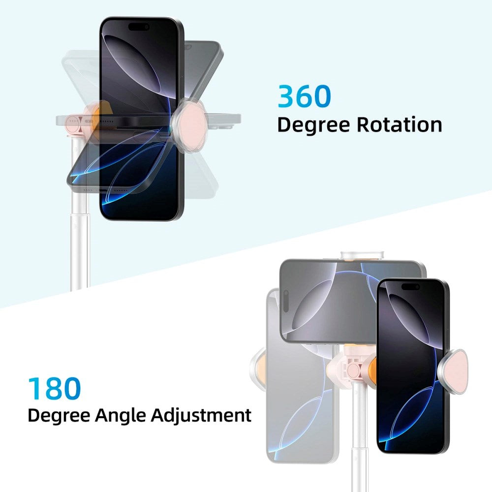 Tech-Protect Bluetooth Selfie Stick Tripod - Lyserød