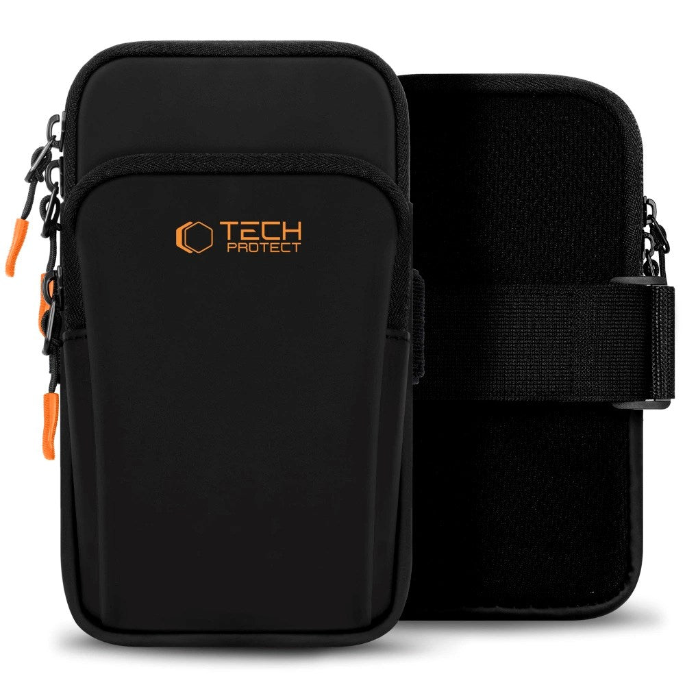 Tech-Protect Løbearmbånd - Universal - Sort / Orange