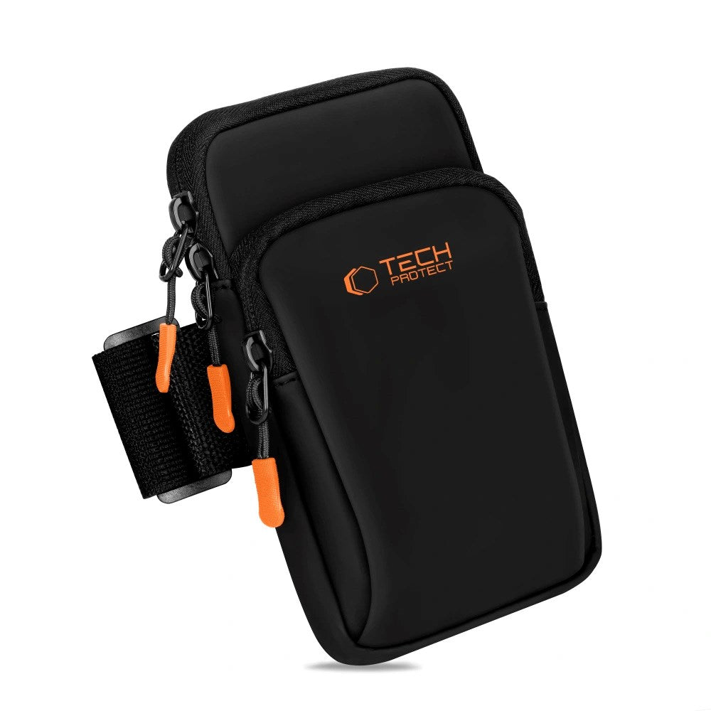 Tech-Protect Løbearmbånd - Universal - Sort / Orange