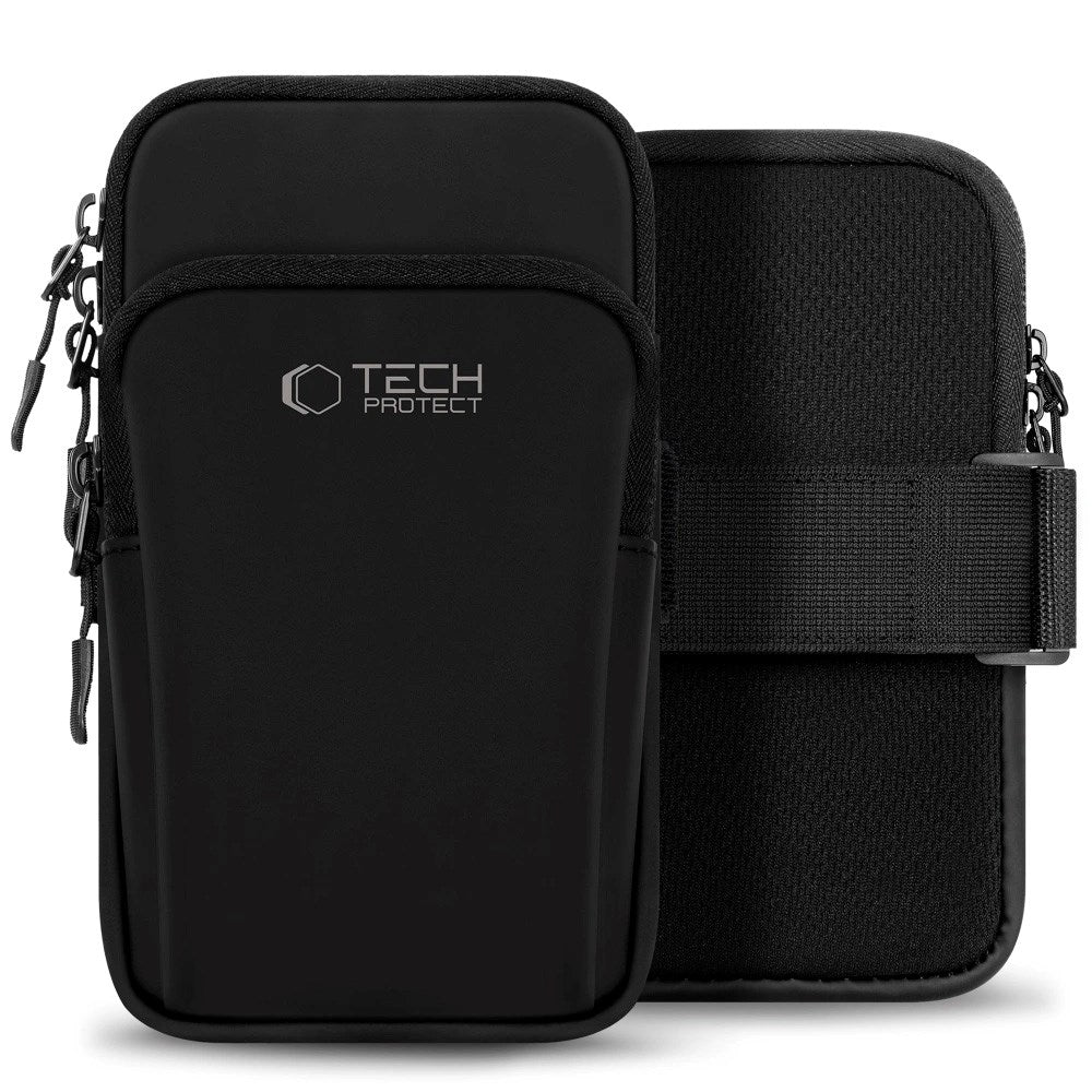 Tech-Protect Løbearmbånd - Universal - Sort / Hvid