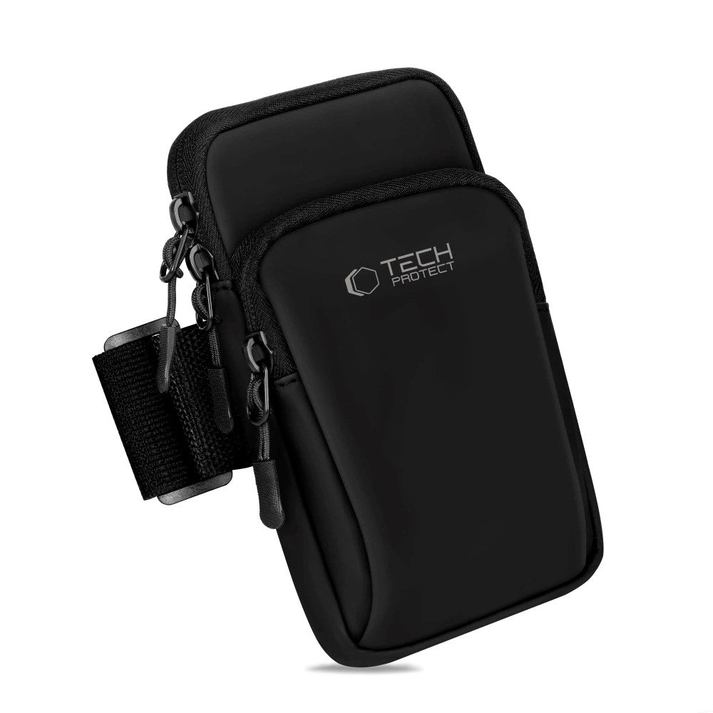 Tech-Protect Løbearmbånd - Universal - Sort / Hvid