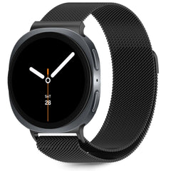 Tech-Protect Samsung Galaxy Watch 8 / 8 Classic (40 / 44 / 46mm) Milanse Rustfri Stål Rem - Sort