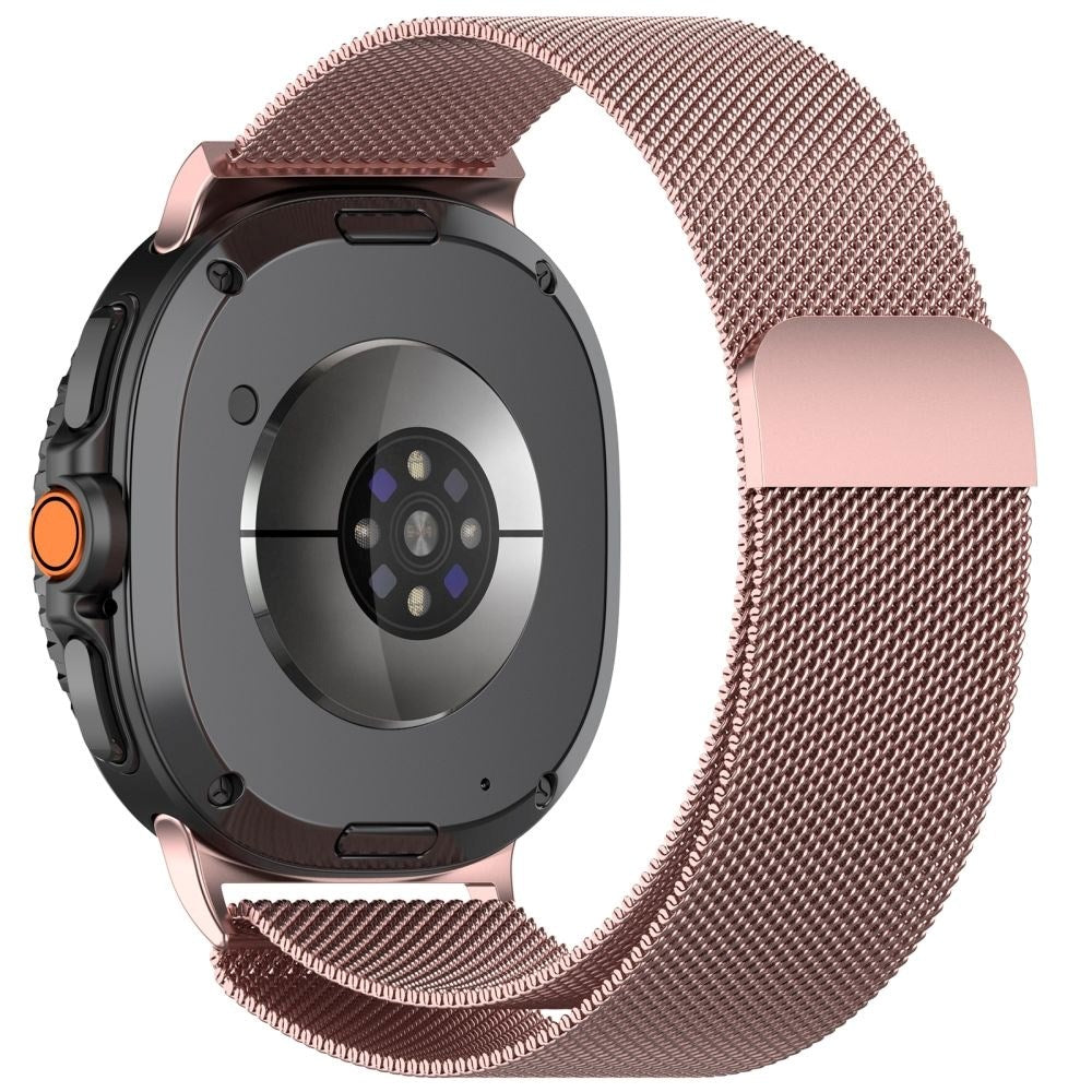Tech-Protect Samsung Galaxy Watch 8 / 8 Classic (40 / 44 / 46mm) Milanse Rustfri Stål Rem - Rose Gold