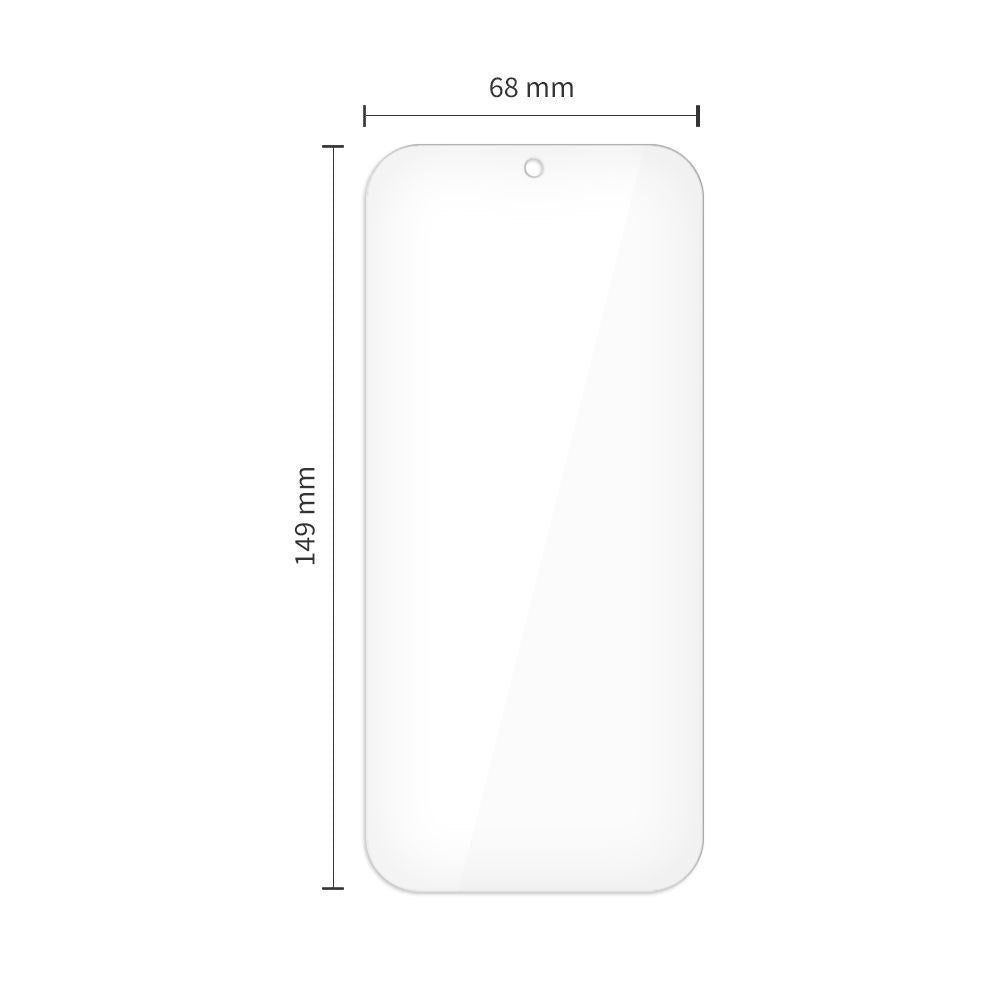 Google Pixel 11 Pro / 11 / 10 Pro / 10 / 9 Pro / 9 Tech-Protect Glass Fit+ Hærdet Beskyttelsesglas - 2 stk - Gennemsigtig
