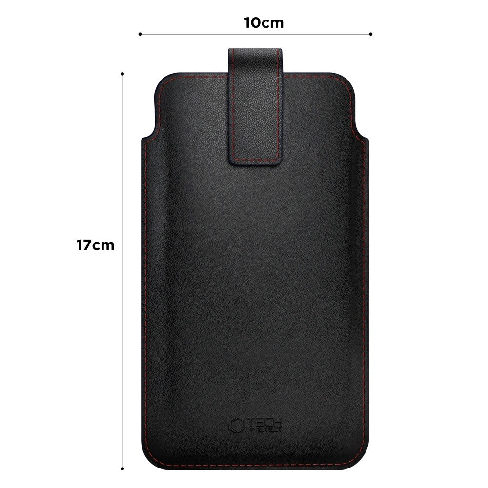 Tech-Protect Universal Mobil Pouch - 17 x 10 cm - Sort