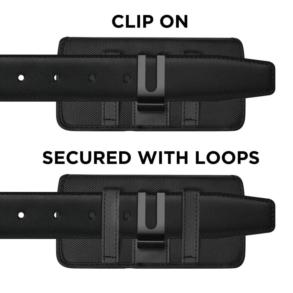 Tech-Protect Universal Nylon Mobil Etui - Mål (16.2 x 9 x 2.8 cm) - Sort