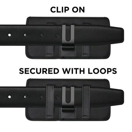 Tech-Protect Universal Nylon Mobil Etui - Mål (16.2 x 9 x 2.8 cm) - Sort
