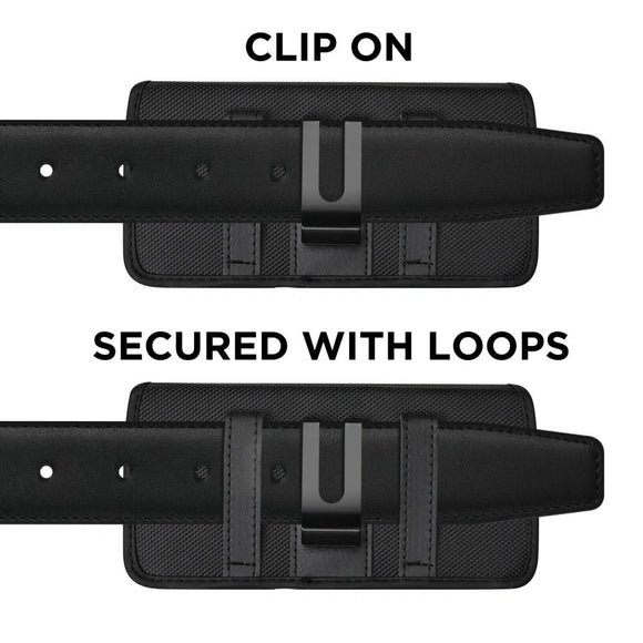 Tech-Protect Universal Nylon Mobil Etui - Mål (16.2 x 9 x 2.8 cm) - Sort