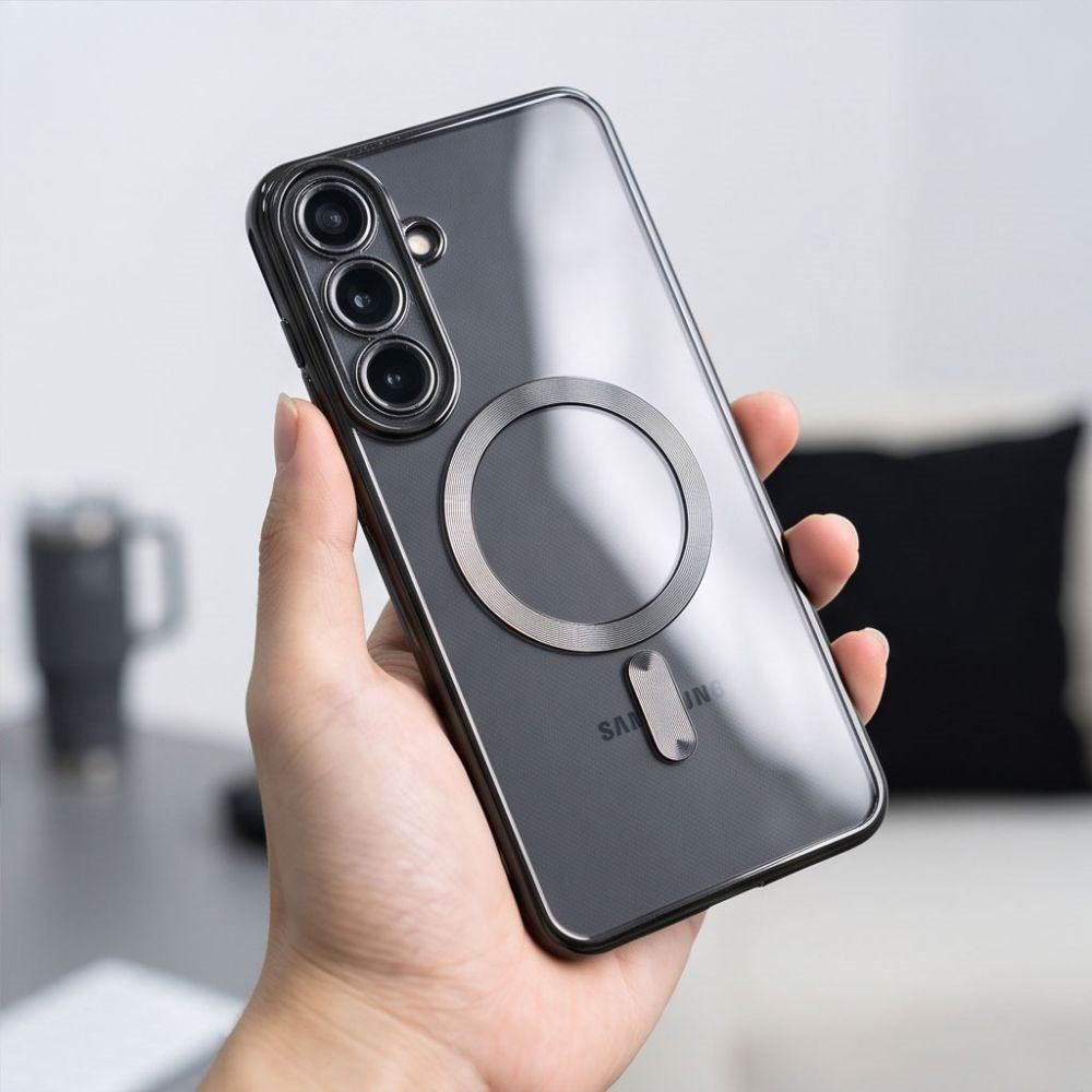 Samsung Galaxy A17 (5G) / A18 Tech-Protect MagFlex Cover - MagSafe Kompatibel - Sort / Gennemsigtig