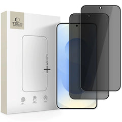 Samsung Galaxy S26 Tech-Protect Glass Spy+ Skærmbeskyttelsesglas - Privacy Funktion - 2 stk. - Gennemsigtig