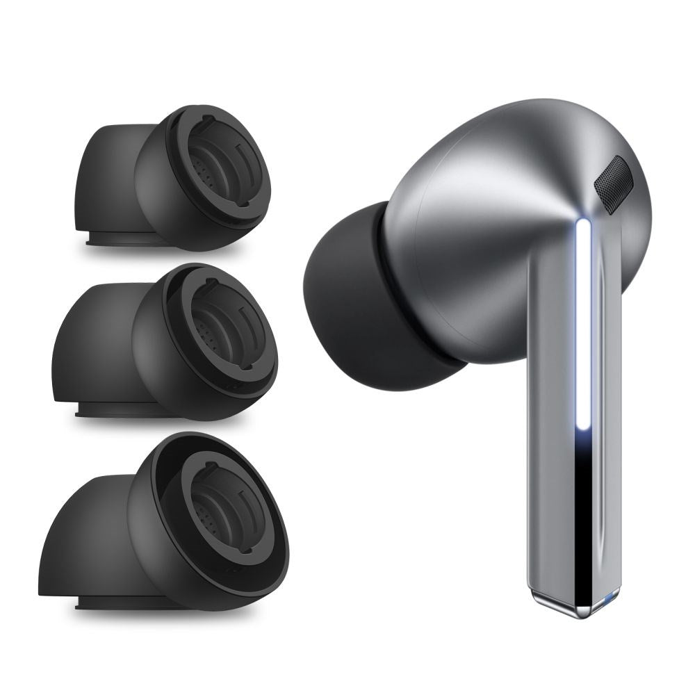 Samsung Galaxy Buds4 Pro / 3 Pro Tech-Protect Sæt med Øretipper - S / M / L - Sort