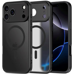 iPhone 17 Pro Max Tech-Protect BasicMag Hybrid Cover - MagSafe Kompatibel - Mat Sort