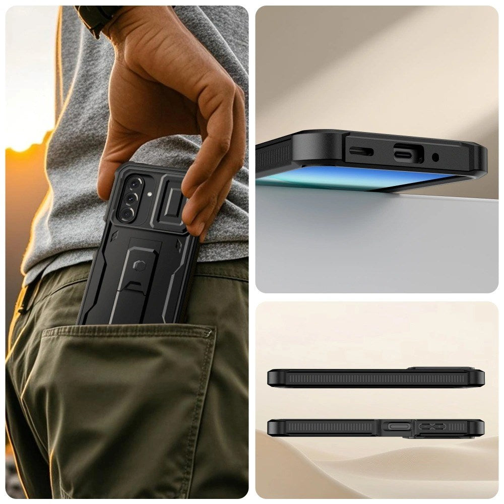 Samsung Galaxy A17 (5G) Tech-Protect Kevlar Cam+ Cover m. Skærmbeskyttelse - Sort