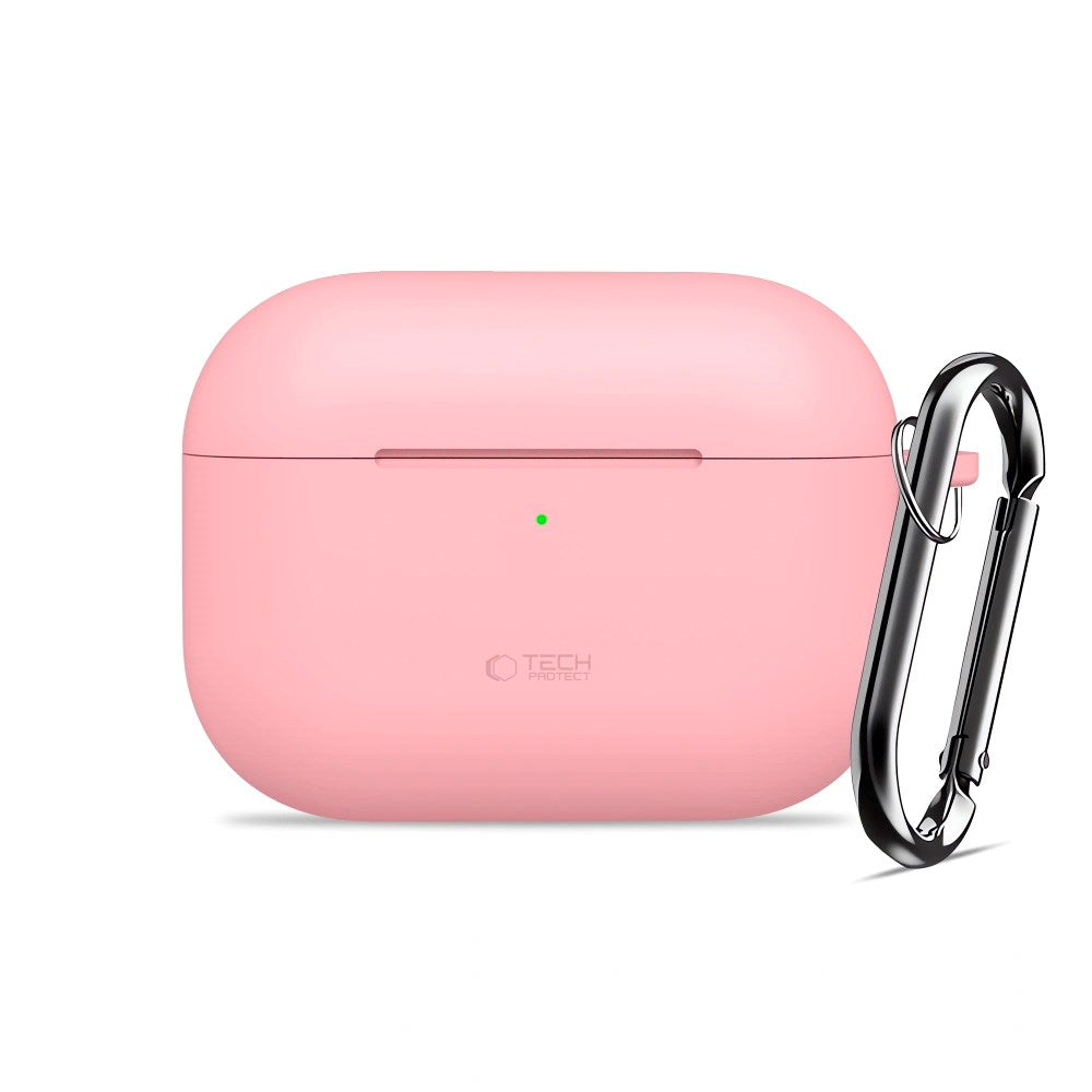 Apple AirPods Pro (3. gen.) Tech-Protect Silicone Hook Cover - Lyserød