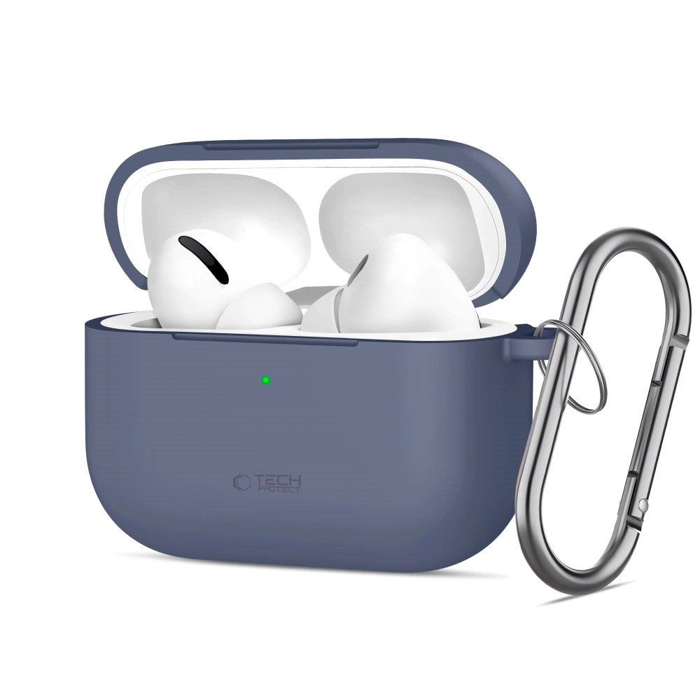 Apple AirPods Pro (3. gen.) Tech-Protect Silicone Hook Cover - Blå