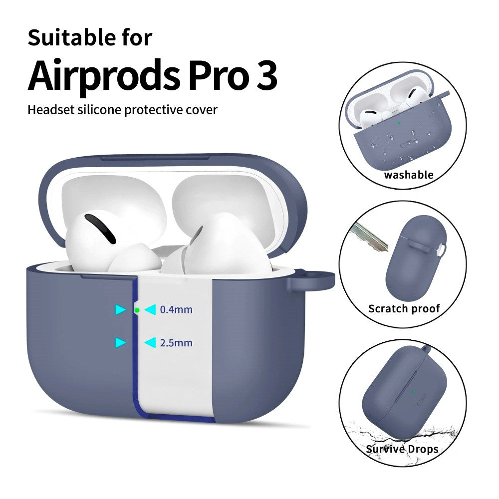 Apple AirPods Pro (3. gen.) Tech-Protect Silicone Hook Cover - Blå