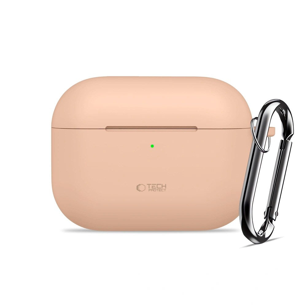 Apple AirPods Pro (3. gen.) Tech-Protect Silicone Hook Cover - Beige