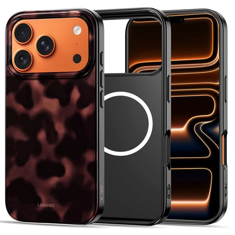 iPhone 17 Pro Max Tech-Protect Lamano Cover - MagSafe Kompatibel - Panther