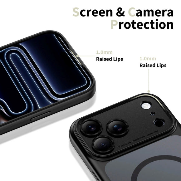 iPhone 17 Pro Max Tech-Protect Magpeak Cover - MagSafe Kompatibel - Matte Black