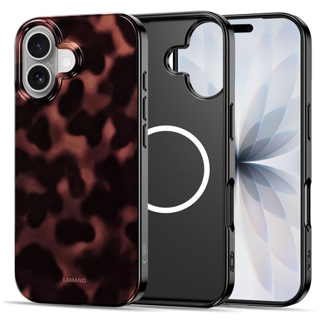iPhone 16 Tech-Protect Lamano Cover - MagSafe Kompatibel - Panther