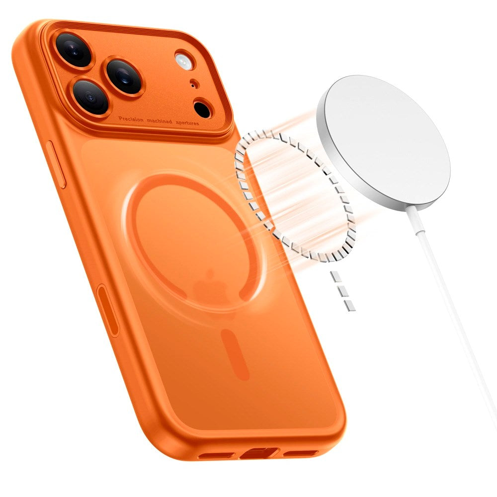 iPhone 17 Pro Tech-Protect Magpeak Cover - MagSafe Kompatibel - Matte Cosmic Orange