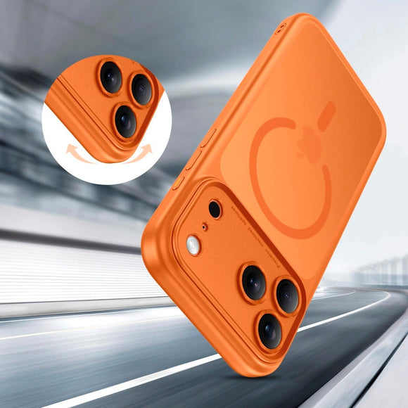 iPhone 17 Pro Tech-Protect Magpeak Cover - MagSafe Kompatibel - Matte Cosmic Orange
