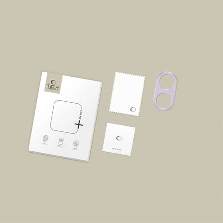 iPhone 17 Tech-Protect CamAlloy Fit+ Kameralinsebeskyttelsescover - Lilla