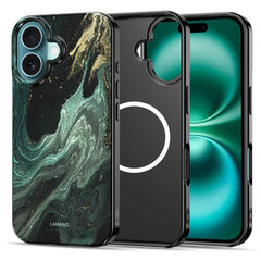 iPhone 16 Tech-Protect Lamano Cover - MagSafe Kompatibel - Verde Aura