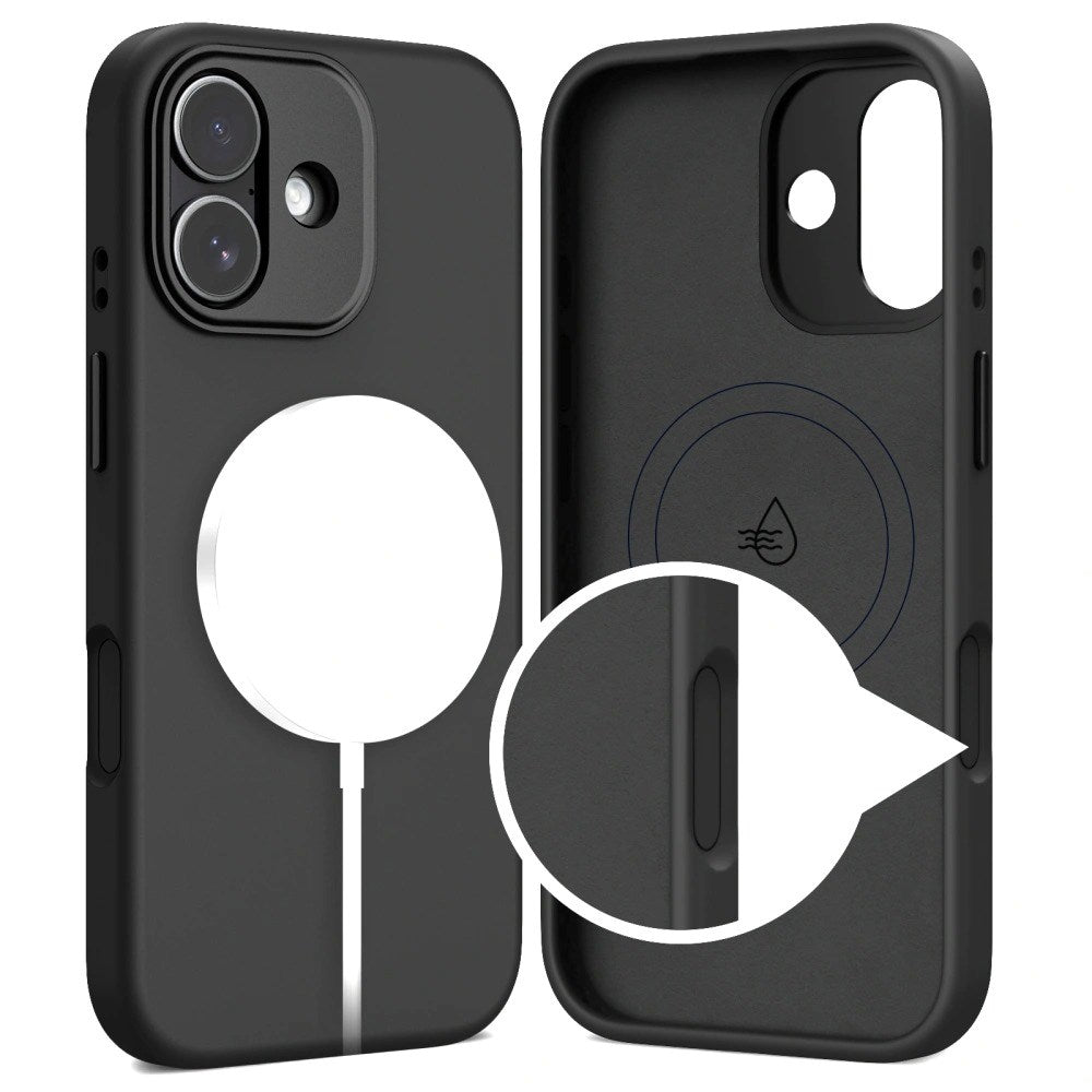 iPhone 17 Tech-Protect Uniq Hybrid Cover - MagSafe Kompatibel - Sort