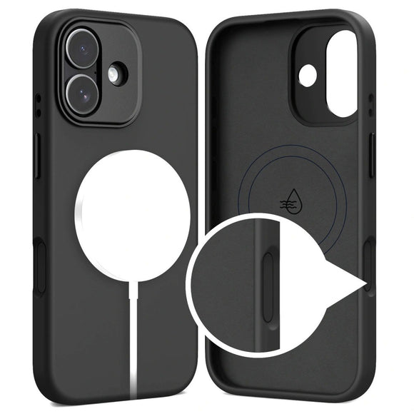 iPhone 17 Tech-Protect Uniq Hybrid Cover - MagSafe Kompatibel - Sort