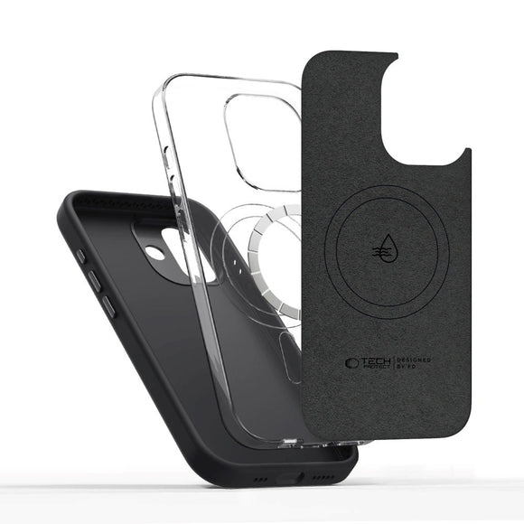 iPhone 17 Tech-Protect Uniq Hybrid Cover - MagSafe Kompatibel - Sort