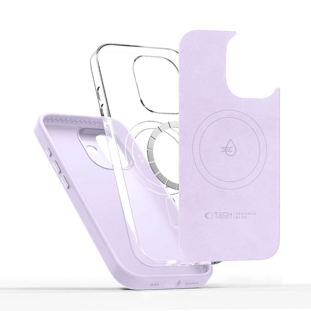 iPhone 17 Tech-Protect Uniq Hybrid Cover - MagSafe Kompatibel - Lilla
