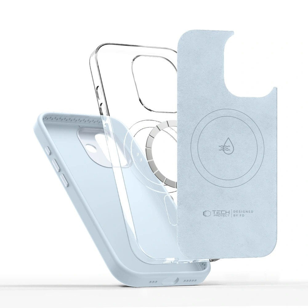iPhone 17 Tech-Protect Uniq Hybrid Cover - MagSafe Kompatibel - Blå