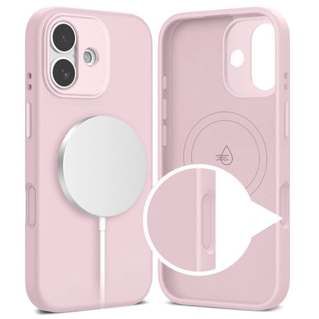 iPhone 17 Tech-Protect Uniq Hybrid Cover - MagSafe Kompatibel - Lyserød