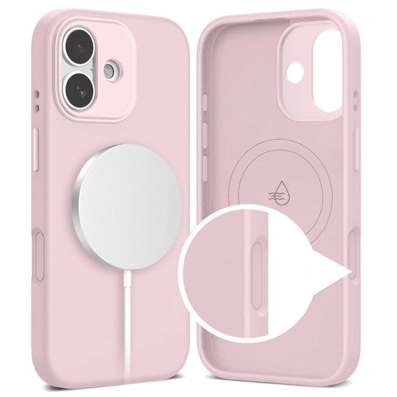 iPhone 17 Tech-Protect Uniq Hybrid Cover - MagSafe Kompatibel - Lyserød