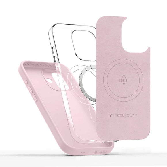 iPhone 17 Tech-Protect Uniq Hybrid Cover - MagSafe Kompatibel - Lyserød