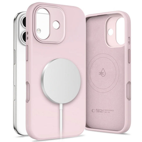 iPhone 17 Tech-Protect Uniq Hybrid Cover - MagSafe Kompatibel - Lyserød