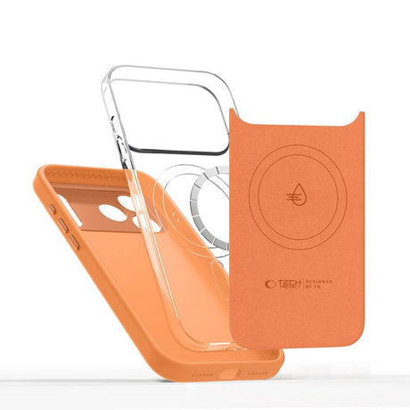 iPhone 17 Pro Tech-Protect Uniq Hybrid Cover - MagSafe Kompatibel - Orange