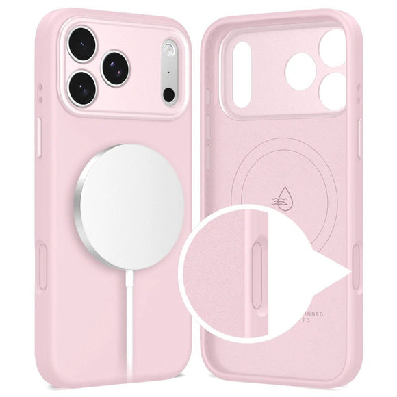 iPhone 17 Pro Tech-Protect Uniq Hybrid Cover - MagSafe Kompatibel - Lyserød