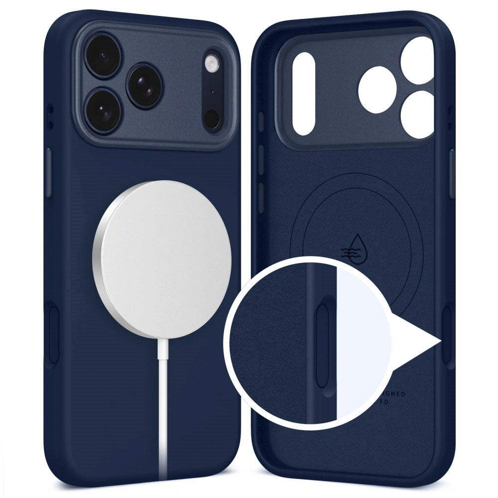 iPhone 17 Pro Max Tech-Protect Uniq Hybrid Cover - MagSafe Kompatibel - Blå