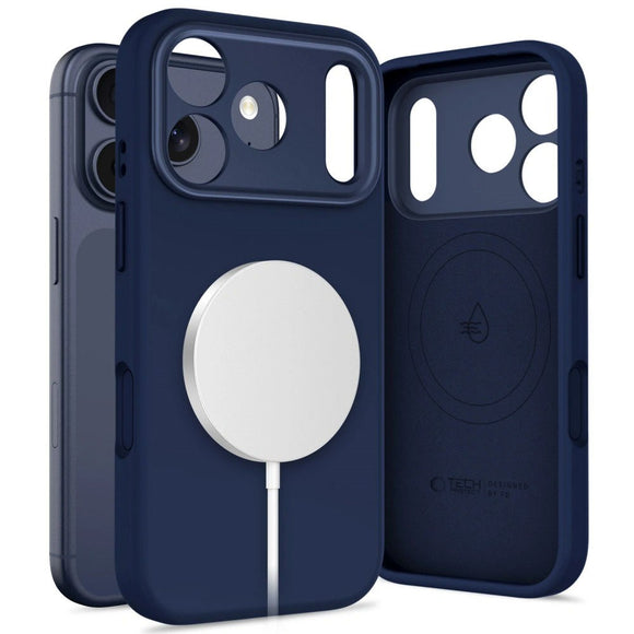 iPhone 17 Pro Max Tech-Protect Uniq Hybrid Cover - MagSafe Kompatibel - Blå