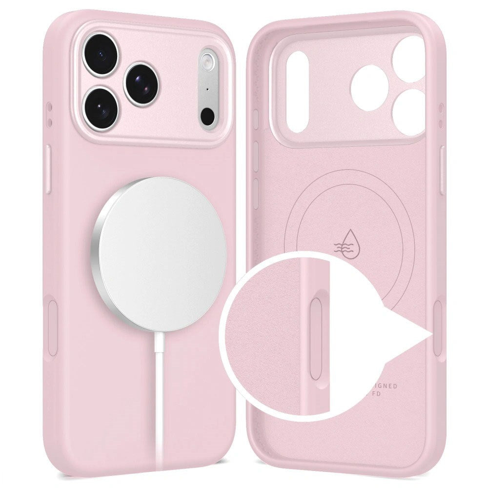 iPhone 17 Pro Max Tech-Protect Uniq Hybrid Cover - MagSafe Kompatibel - Lyserød
