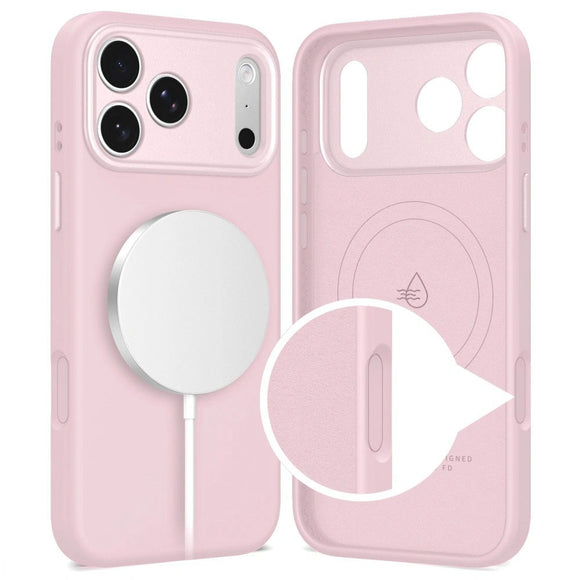 iPhone 17 Pro Max Tech-Protect Uniq Hybrid Cover - MagSafe Kompatibel - Lyserød