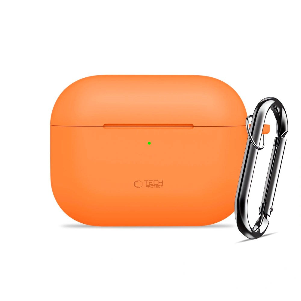Apple AirPods Pro (3. gen.) Tech-Protect Silicone Hook Cover - Orange