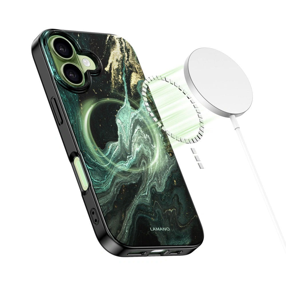 iPhone 17 Tech-Protect Lamano Cover - MagSafe Kompatibel - Verde Aura