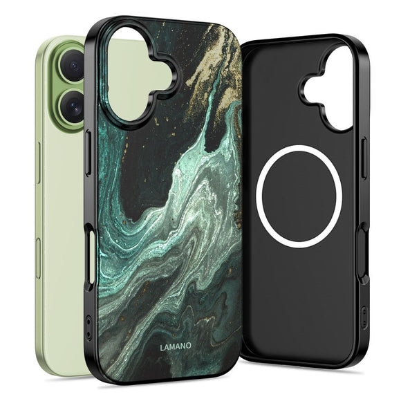 iPhone 17 Tech-Protect Lamano Cover - MagSafe Kompatibel - Verde Aura