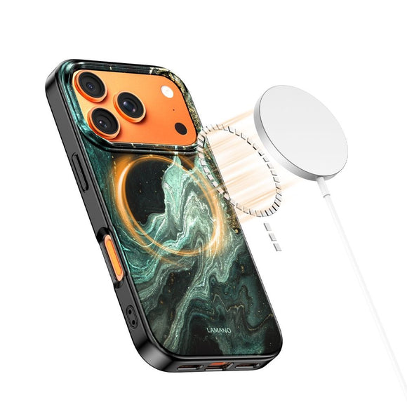 iPhone 17 Pro Max Tech-Protect Lamano Cover - MagSafe Kompatibel - Verde Aura