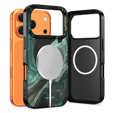 iPhone 17 Pro Max Tech-Protect Lamano Cover - MagSafe Kompatibel - Verde Aura