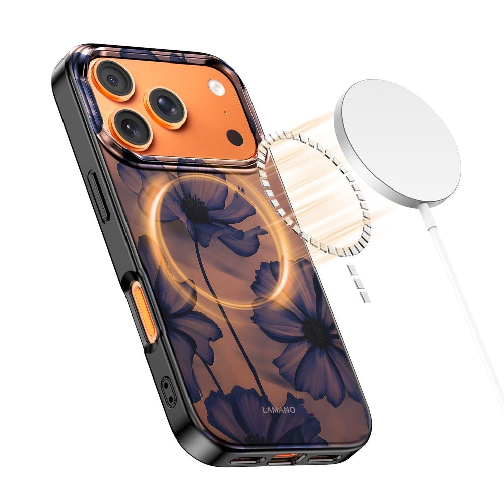 iPhone 17 Pro Tech-Protect Lamano Cover - MagSafe Kompatibel - Velvet Night