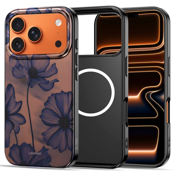 iPhone 17 Pro Max Tech-Protect Lamano Cover - MagSafe Kompatibel - Velvet Night